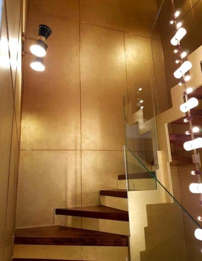 enduit de luxe, fresque murale